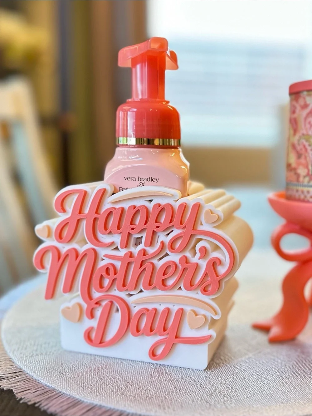 Mother's Day Foaming Soap Holder for Bath & Body Works Bottles